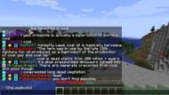 The seamless integration of the chats makes this one of the best Minecraft mods to have as a content creator (Image via Mojang/BlayTheNinth)